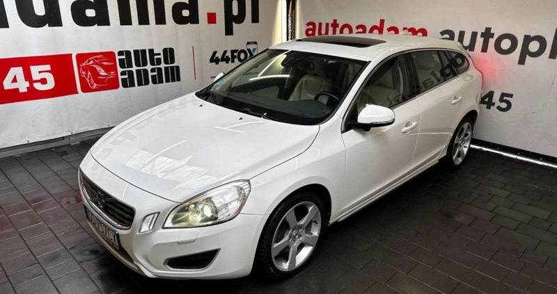 Volvo V60 cena 51900 przebieg: 111442, rok produkcji 2010 z Brzeg małe 781